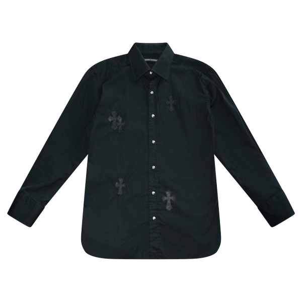 Chrome Hearts Cross Patch Dress Shirt