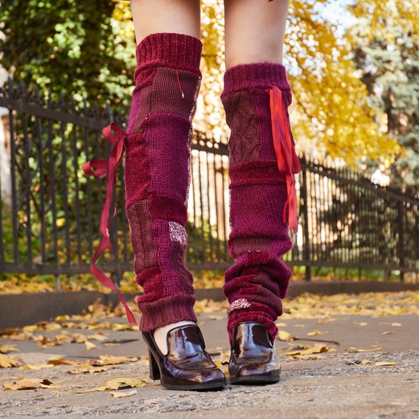 Cranberry Leg Warmers