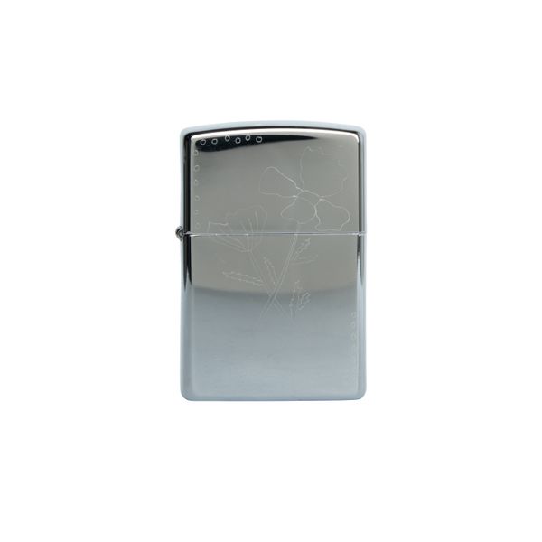 True Blue Engraved Zippo