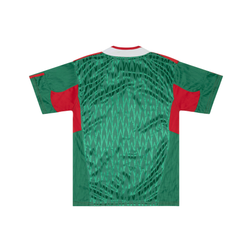 Vintage Green and Red Soccer Jersey