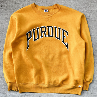 1990s Russell Purdue Gold Crewneck