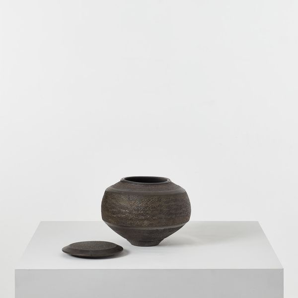 Jason Wason Studio Pottery Lidded Vessel, UK, 20th century
