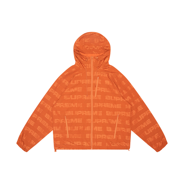 Supreme Orange Ripstop Hooded Track Jacket