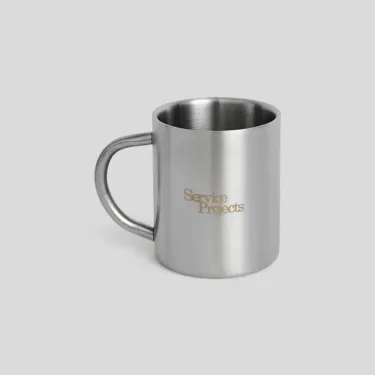 Engraved Stainless Steel Mug / Set Of 2