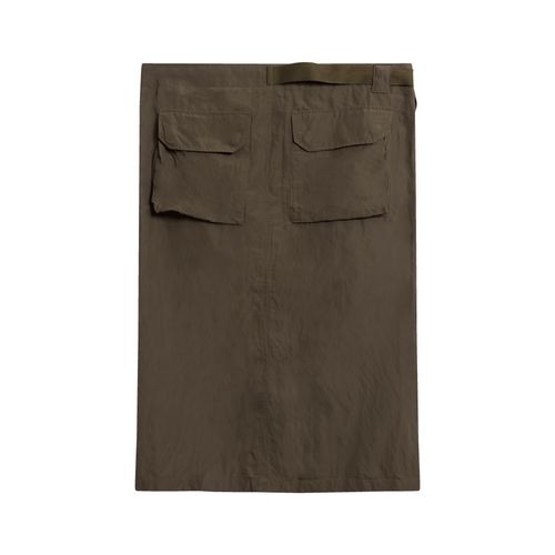 Vintage Our Legacy Military-Inspired Olive Wrap Skirt
