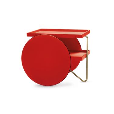 Red Chariot Tray and Castors