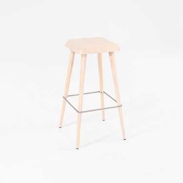 Alto Daddy Longlegs Bar Stool in Bleached Ash by Martin Solem for Cappellini, 2022