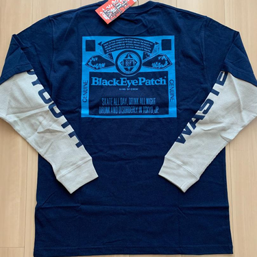  VERDY WASTED YOUTH x BLACK EYE PATCH LONG SLEEVE