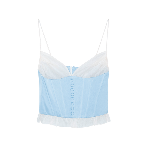 Blue Isabel Corset Tank