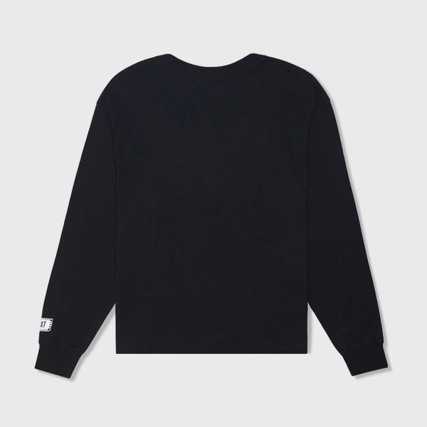 Black Baseball Long Sleeve Tee