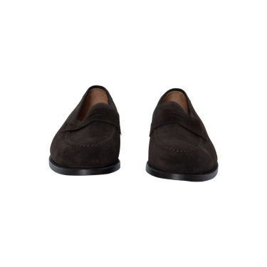 Morjas Brown Suede Penny Loafer