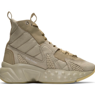 Acne Studios Sami Beige Hi-Top Sneakers