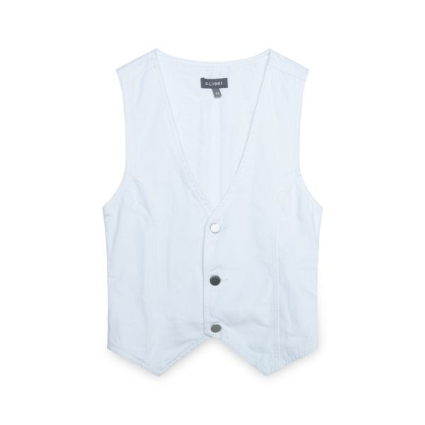 DL1961 White Denim Vest 