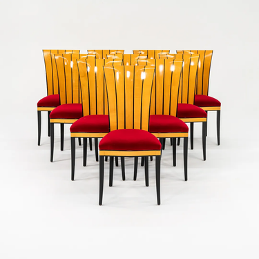 Set of Ten Cranbrook Dining Chairs by Eliel Saarinen for Charles Phipps & Sons, 1980s