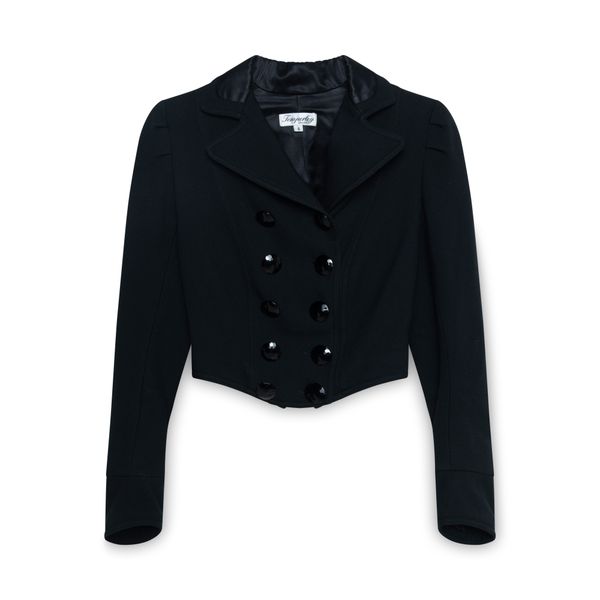 Temperley London Black Cropped Blazer