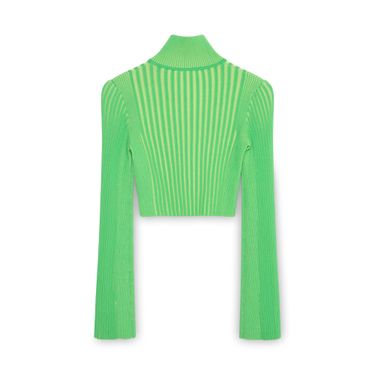 Simon Miller Green Peep Zip Sweater