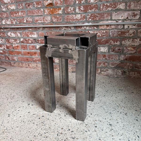 Metal Modular Stool by Ross D Eaton