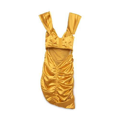 For Love & Lemons Gold Dress