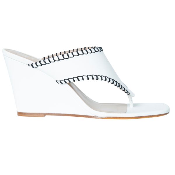 Maryam Nassir Zadeh White Sandals