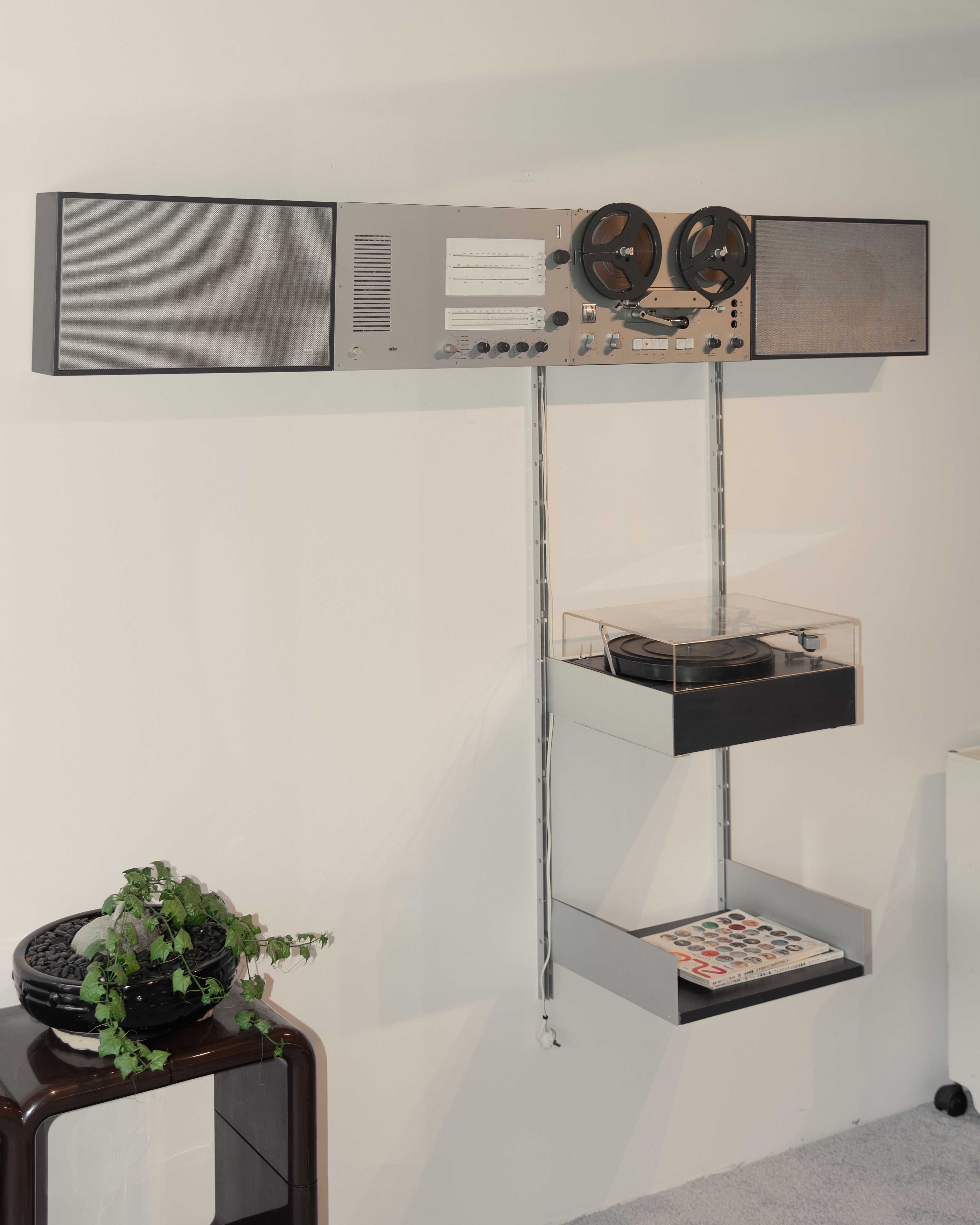 Basic.Space - Braun Wandanlage Wall Stereo System by Dieter Rams, 1960s