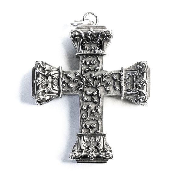 Floral Cross Pendant
