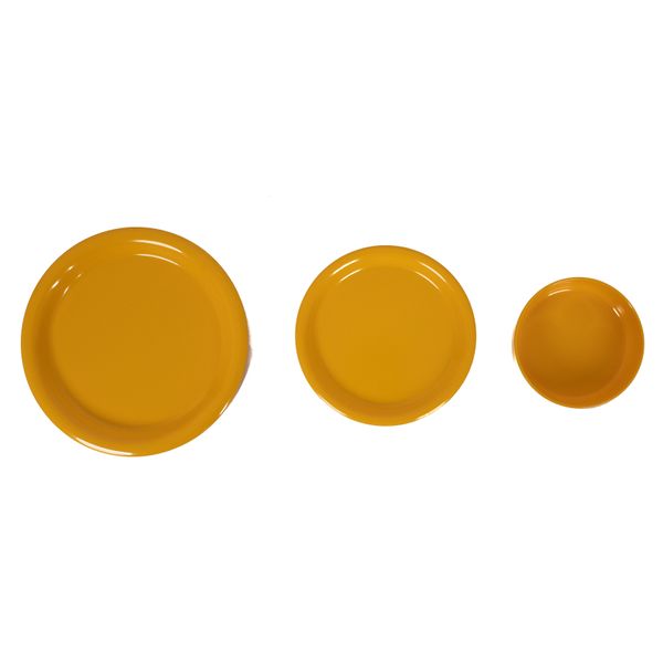 Ingrid Ltd Chicago Yellow Melamine 12 piece set