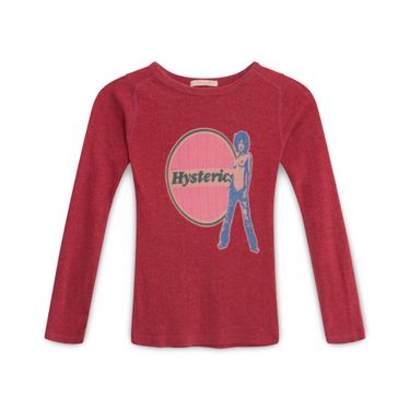Hysteric Glamour Pink Long Sleeve Top