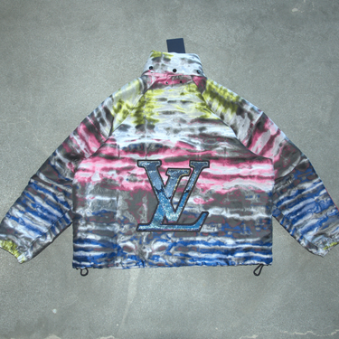 Louis Vuitton SS19 Abstract Print Patchwork Windbreaker Jacket