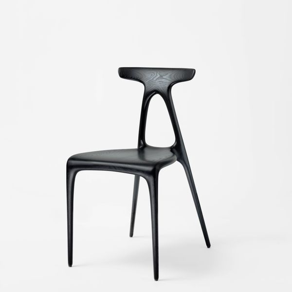ALPHA DINING CHAIR | EBONIZED BLACK