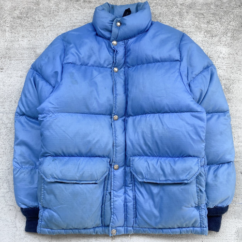 1980s North Face Ice Blue Puffer Jacket