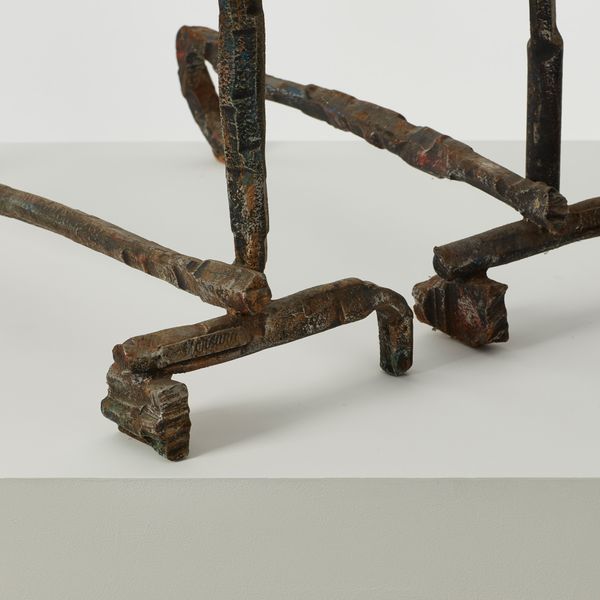 Salvino Marsura Alari Caminetto (Fire Andirons), Treviso, Italy, 1970s