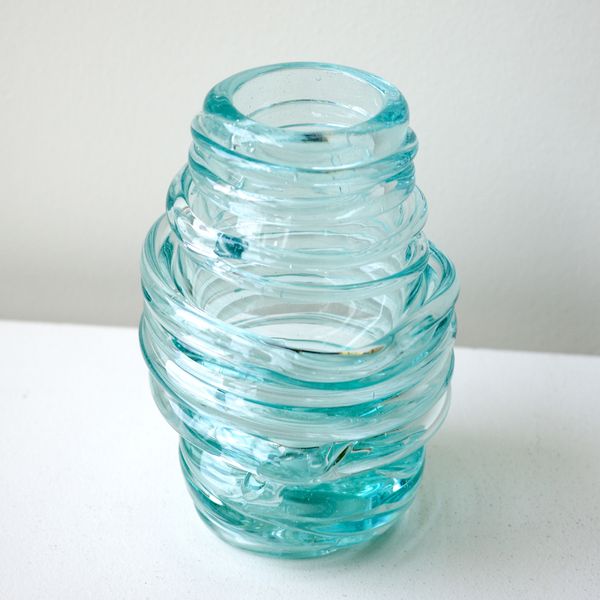 Silo - Recycled Glass Medium Vase in Clear