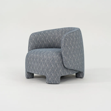 Erpi Bleu Taru Lounge Arm Chair by Sebastian Herkner for Ligne Roset, 2023