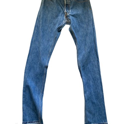 Reworked Dark Wash Levi’s Jeans Extra Long SZ 27