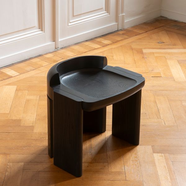 Nevers Stool (Black) by Don Cameron, 2022