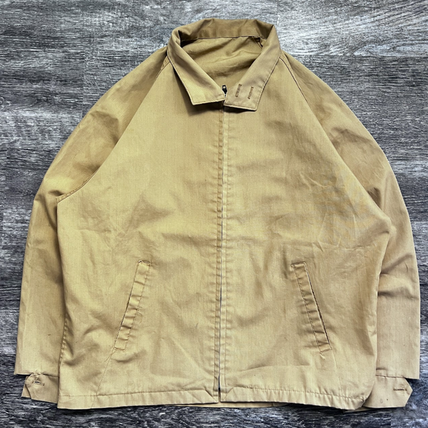 1970s Tan Raglan Cut Work Jacket