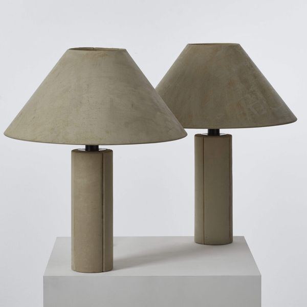 Pair of Ingo Maurer Table Lamps Design M, Germany, 1974