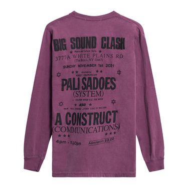Construct "Big Sound Clash" Longsleeve T-Shirt - Purple