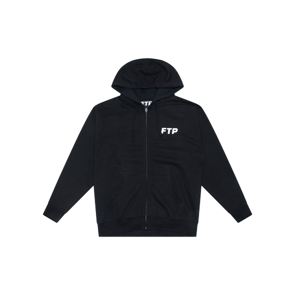 FTP Black Zip Up Hoodie