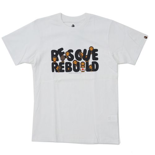 Rescue Rebuild Japan Milo Charity Tee white