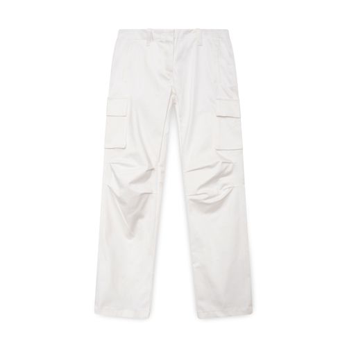 BVNY White Cargo Trousers