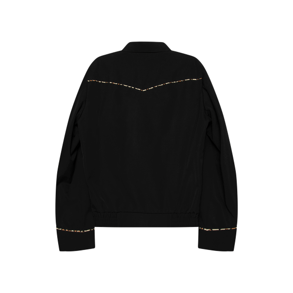 Wacko Maria The Guilty Parties Black Cheetah Trim Jacket