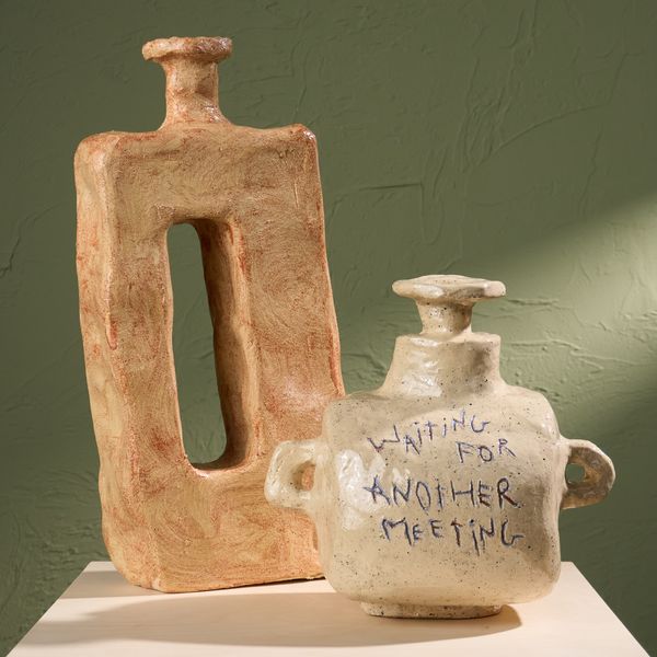 Set of Two Core Vessels by Willem van Hooff, Glazed Earthenware, The Netherlands, 2020s