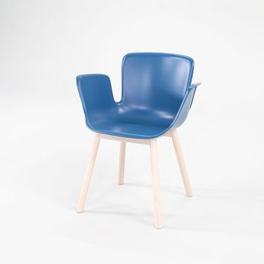 Blue Juli Plastic Chair by Werner Aisslinger for Cappellini, 2022