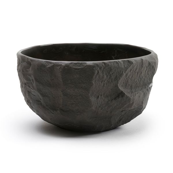 Crockery Black Large Deep Bowl