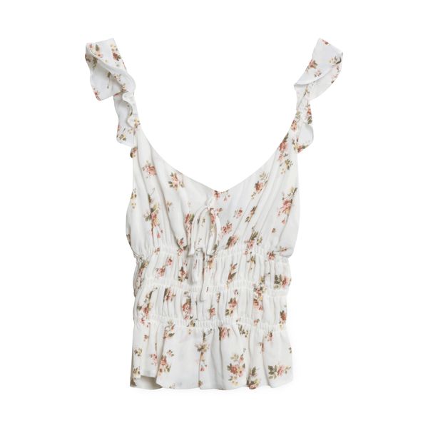 Reformation Floral Print Top