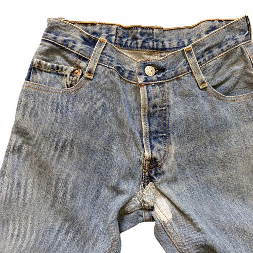 Reworked 501 Medium Wash Levi’s Jeans SZ 26