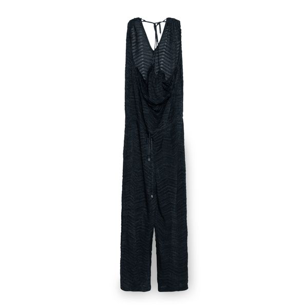 Knitts Black Knit Jumpsuit