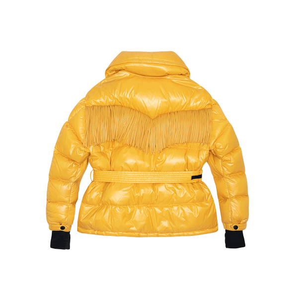 Moncler Genius 2019 Yellow Orbeillaz Fringe Down Jacket