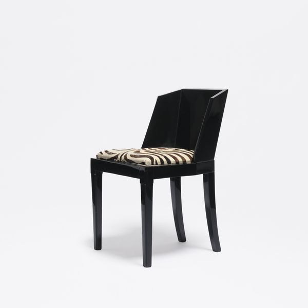 Black Lacquered Chairs by Jean Dunand, 1920s